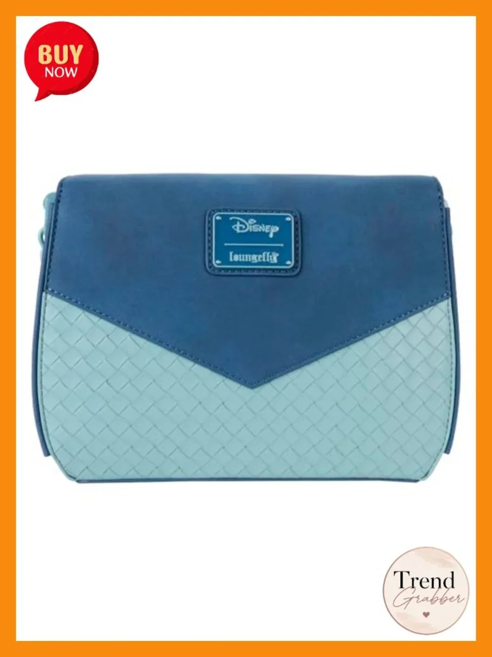 Loungefly Disney Stitch Embroidered Crossbody Bag Faux Leather
